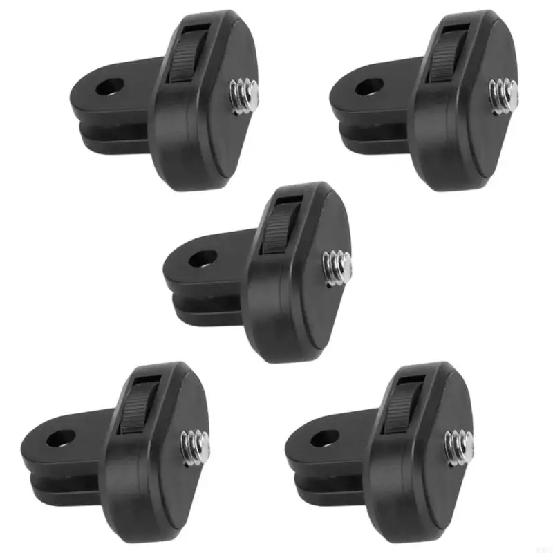 ABS Sports Camera 1/4inch Screw Mount Adapters Fitting Quick Setups Outdoor Tripods 83CE