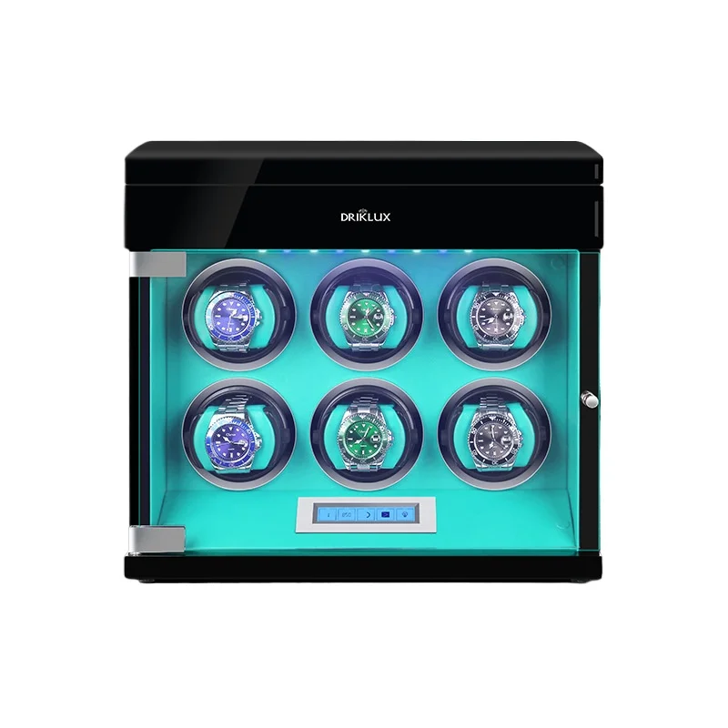 

Luxury Automatic Watch Winder 6 Slots Silent Watch Display Self Winding Professional Large Watches Storage Box Men Nice Gifts