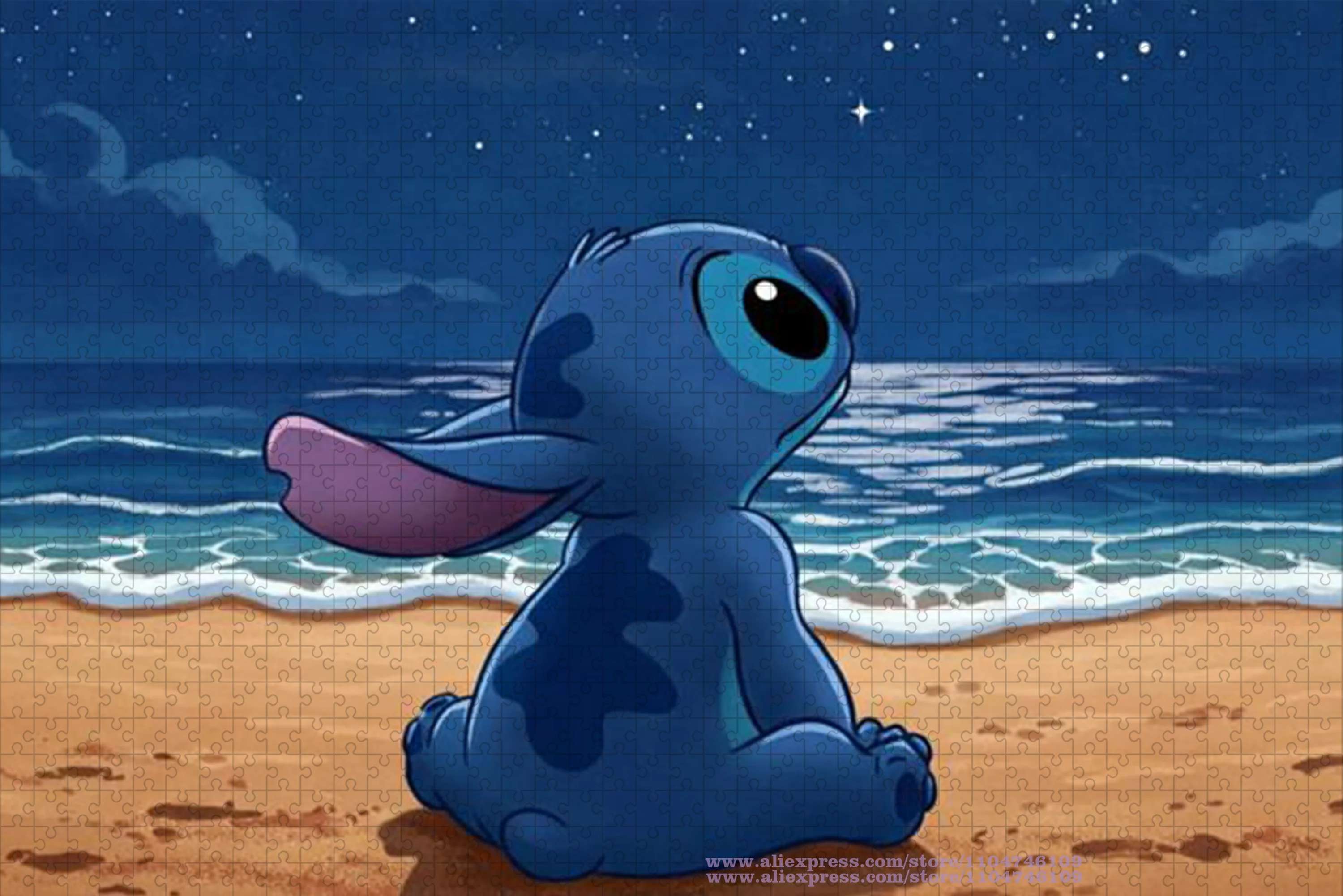 

Аниме персонаж стежка на море головоломка мультфильм аниме пазлы 108/200/300/500/1000/1500 шт. интеллектуальные головоломки для детей