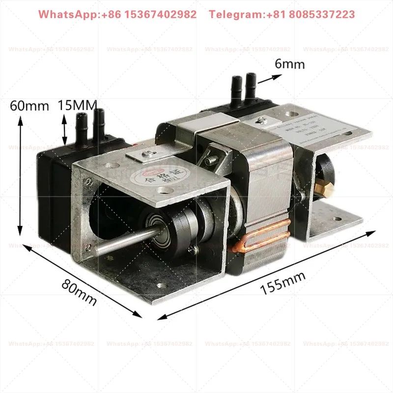 HL-15V 220V Small Oil-Free Vacuum Pump Special Pump For Beauty Equipment Miniature Vacuum Pump Accessory