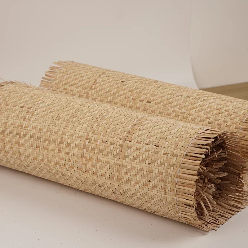 40-50cm Width Decorative Furniture Chair Table Ceiling Cabinet Repair Materials Natural Indonesian Hand Made Woven Rattan Roll