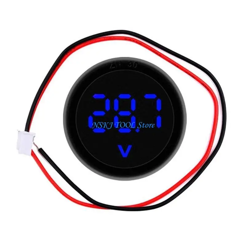

L8RC 6pcs Digital LED Voltmeter DC4-100V For Car Motorcycles Accurate Reading