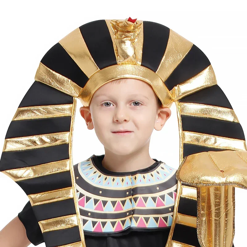 Carnevale bambini egitto principe re faraone egiziano Costume bambini ragazzo natale Fantasia vestito Fantasia abbigliamento