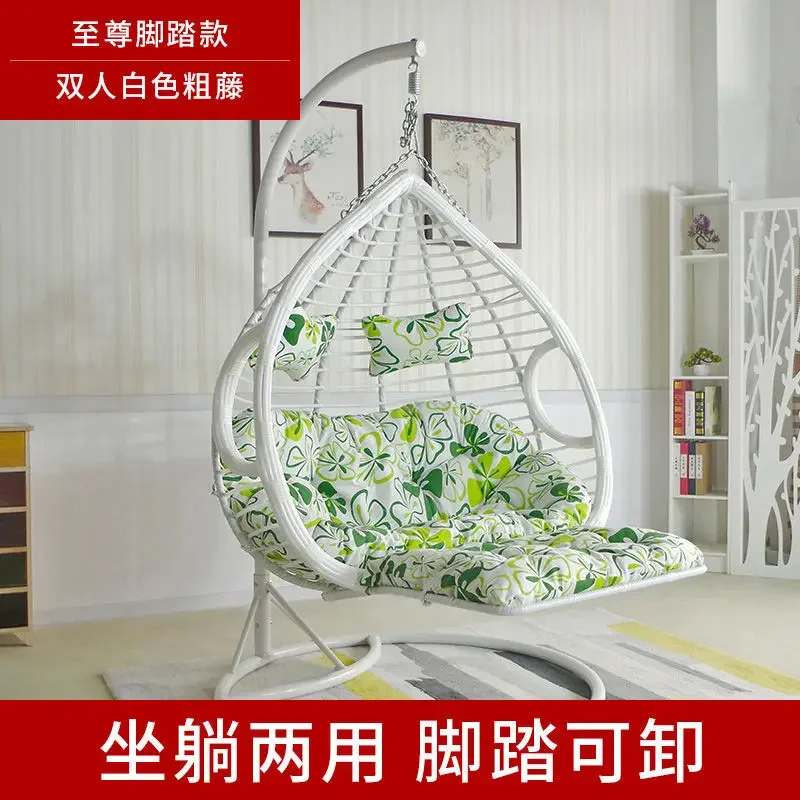 Hammock rattan hanging chair cradle hammock balcony swinging indoor lazy chair