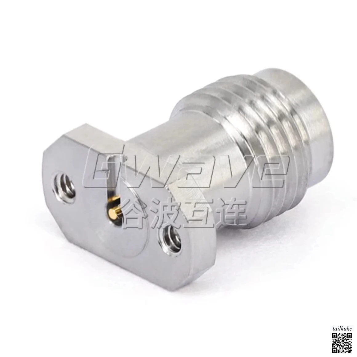 

1.85-KFD216 RF Микроволновая печь с двумя отверстиями, фланец, вертикальная печатная плата, без пайки, разъем постоянного тока-67 ГГц