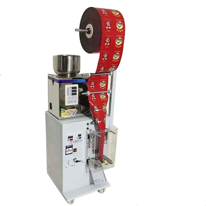 Best-selling automatic packing machine with printer weigher and sealer for sugar,tea,grain