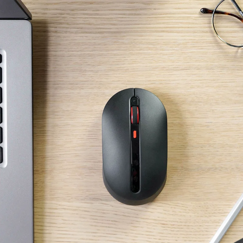 Miiiw Wireless Mute Mouse 800/1200/1600DPI Multi-velocità DPI pulsante muto ricevitore Wireless 2.4GHz Mouse silenzioso MWMM01