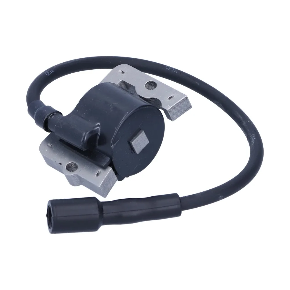 Black Ignition Coil Metal Compact Solid State Ignition Coil Easy Installation for John Dere L110 LT155 CV15 CV15S CV15ST STX38