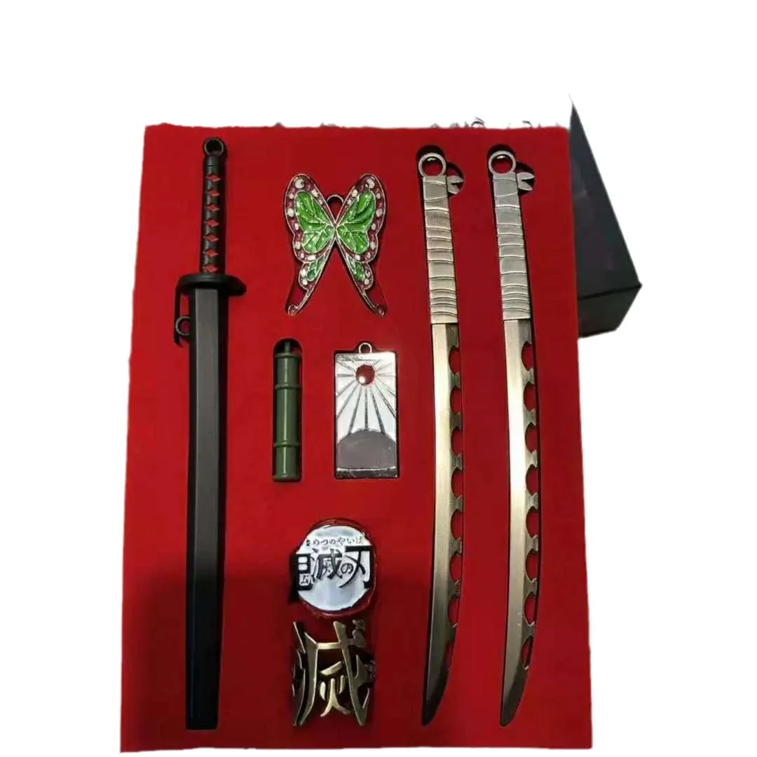 7cm Demon Slayer Toy Swords Tanjirou/Zenitsu/Giyu/Shinobu Nichirin Blades  Zenitsu  Boxed Anime Collectible Model​