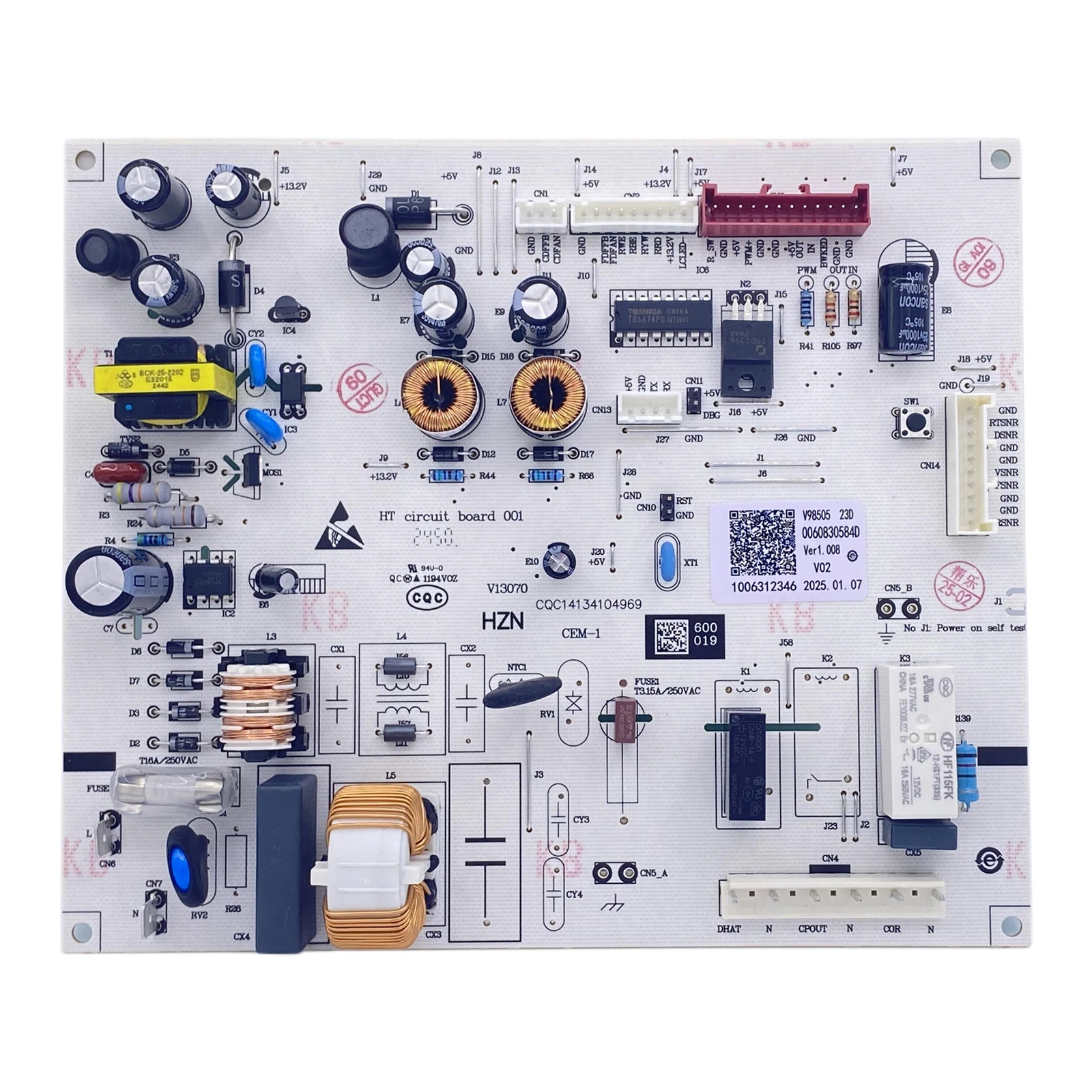 

0060830584D 0061800133A Refrigerator Control Board Compatible for Haier BCD-320WDCA Circuit PCB Fridge Motherboard Freezer