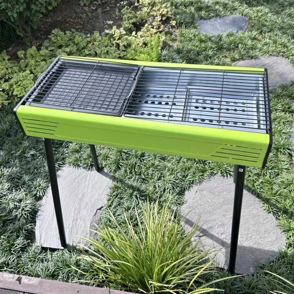 

Гриль-барбекю, американский уличный бытовой складной съемный угольный гриль, портативный для детей 3-8 человек, подходит для кемпинга, двора