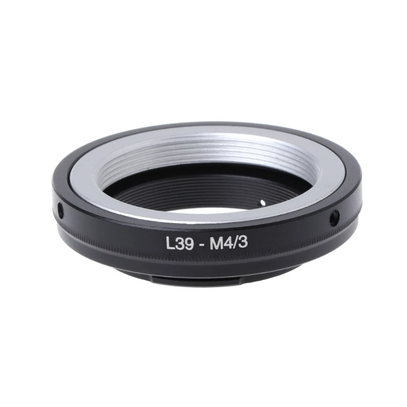 Mount Anel Adaptador para Leica Lens, liga de alumínio, tubos de extensão redondos, câmera Camcord, Leica L39, M39, G1, GH1, L39-M4/3