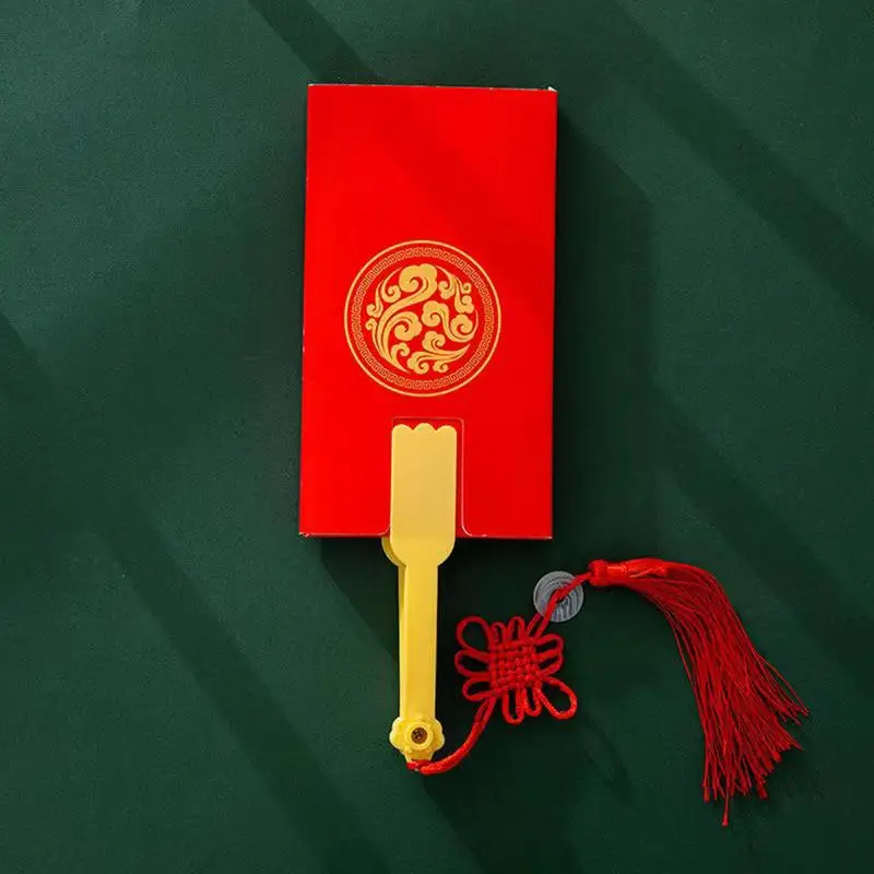Kerstcadeaukaart Envelop Chinese Rode Envelop Waaiervormige Rode Zakken Hongbao Bronzing Rode Envelop Voor Nieuwjaarsdecoratie