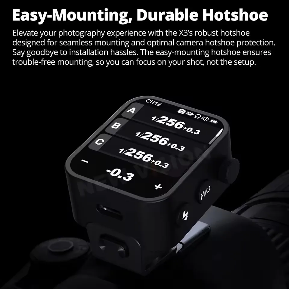 Original Godox X3 Wireless Flash Trigger TTL HSS 2.4G OLED Touch Screen Transmitter Quick Charge for Canon Nikon Sony Fujifilm