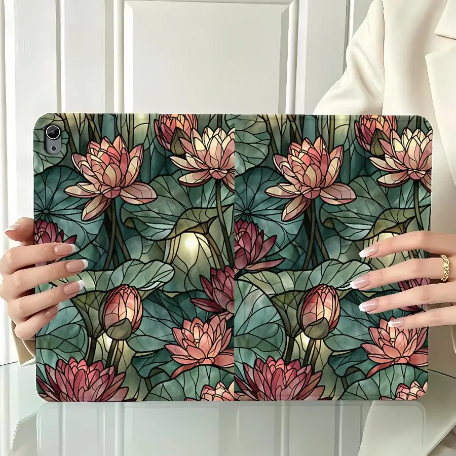 Case for Xiaomi Pad 5 6 7 8 Pro Pad 6s Pro 7 Ultra Redmi Pad SE K Pad 8.8 9.7 12.4 Inch with Pencil Slot Teal Gold Art