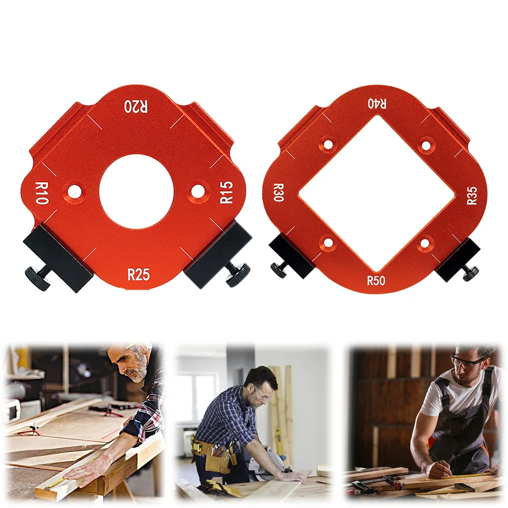 أدوات تحديد المواقع القابلة لإعادة الاستخدام لشعاع الزاوية R10-R25/R30-R50 نصف القطر تهزهز الزاوية تحديد المواقع قالب قوس أداة النجارة اليدوية #1