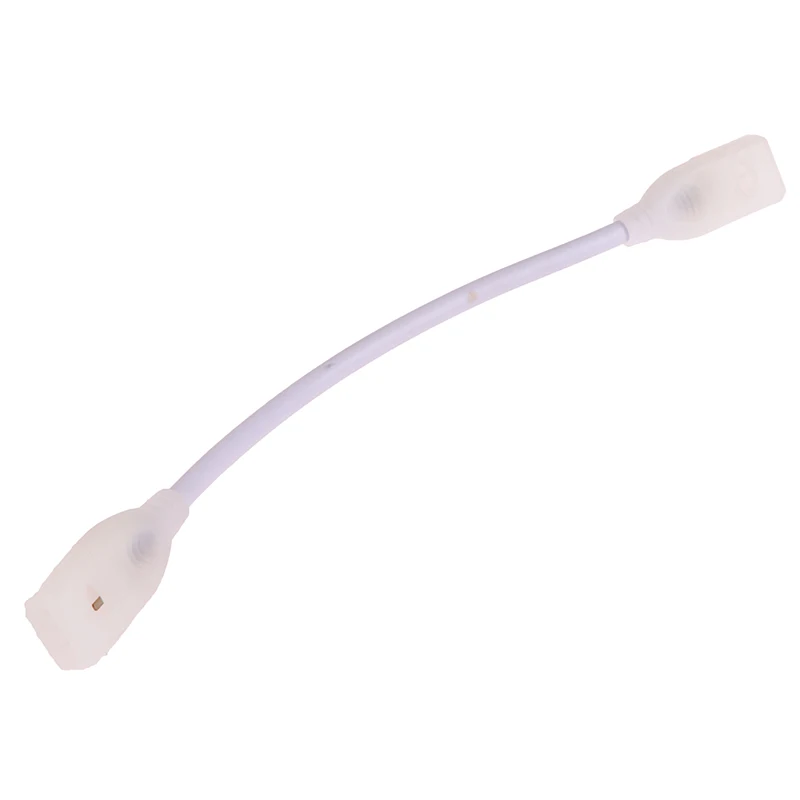 New 220V EU LED Strip Plug For Cob 360LEDs 12mm Light Strip Connector 2pin COB Led Strip Light Fix Clips Connector Accessories
