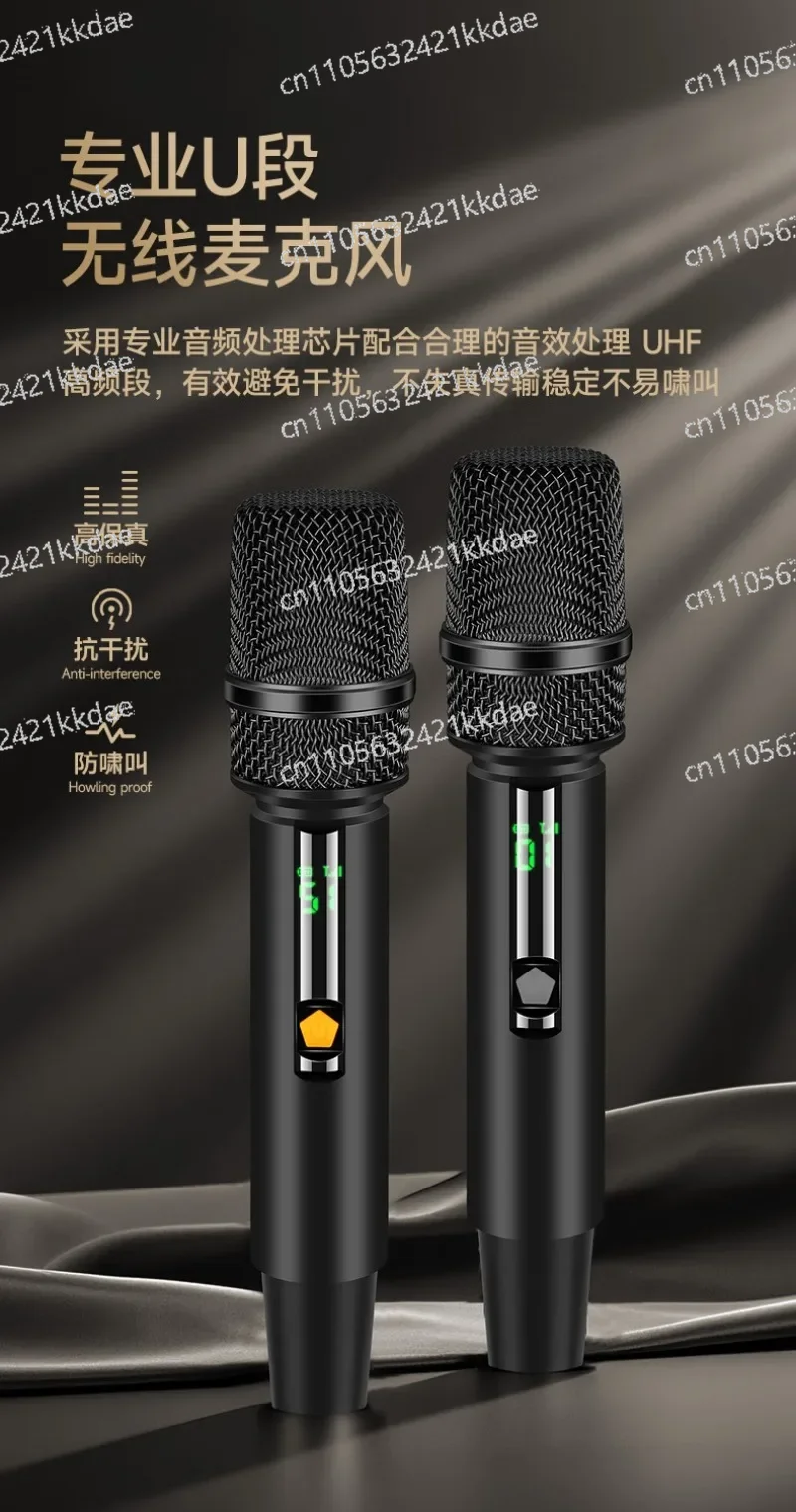 Outdoor Special with Sound Card Family KTV Audio Set Square Dance Audio with Display Screen
