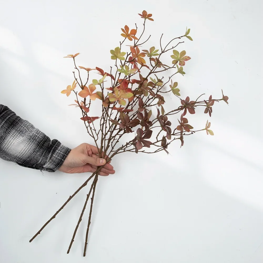 

1pc 72cm Artificial Flower Hawaiian Golden Dragon Leaf Eucalyptus Wedding Home Decoration Wedding Artificial Plants