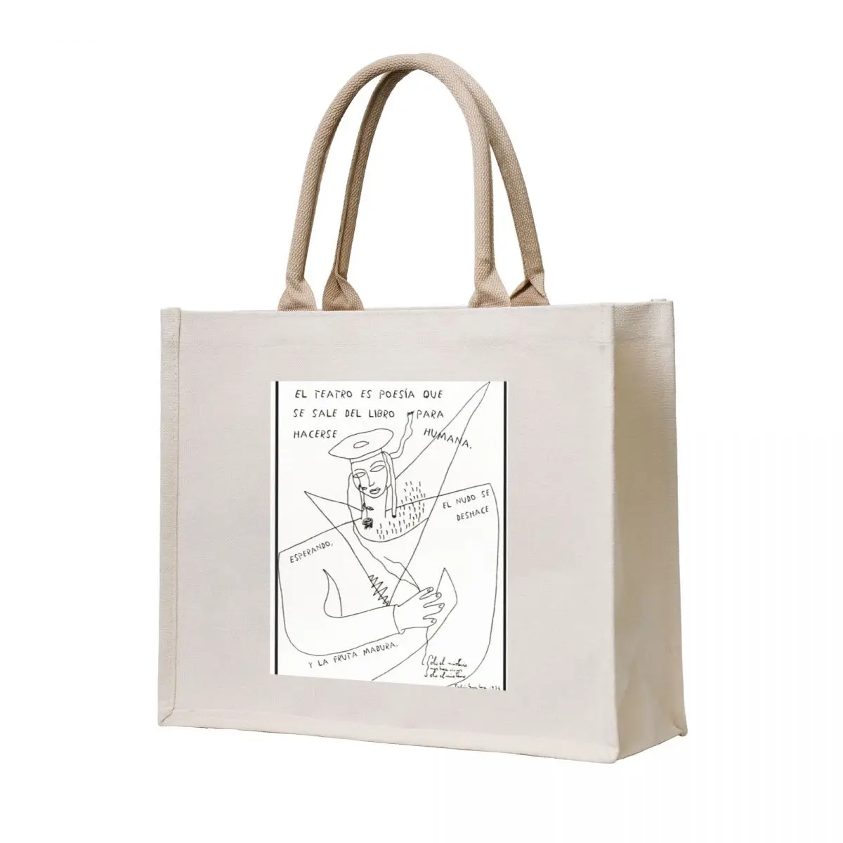

Garcia lorca Tote Bag Big bag shopping cart bags Women's shopping bag