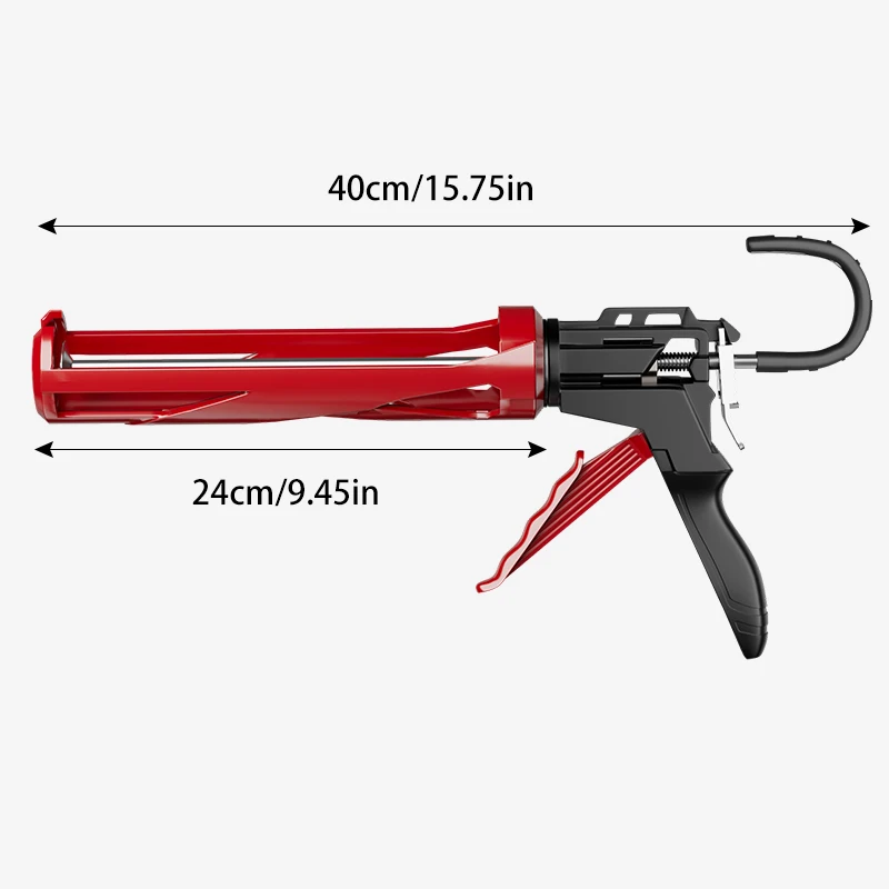 6-bearing Applicator Manual Glue Gun Caulk Barrel Propulsion Lever Principle For Ceramic Tile Seam Home Repair Tool