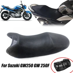 Motorcycle Seat Cover Prevent Bask In Seat Scooter Heat Insulation Cushion Cover For Suzuki GW250 GW250F
