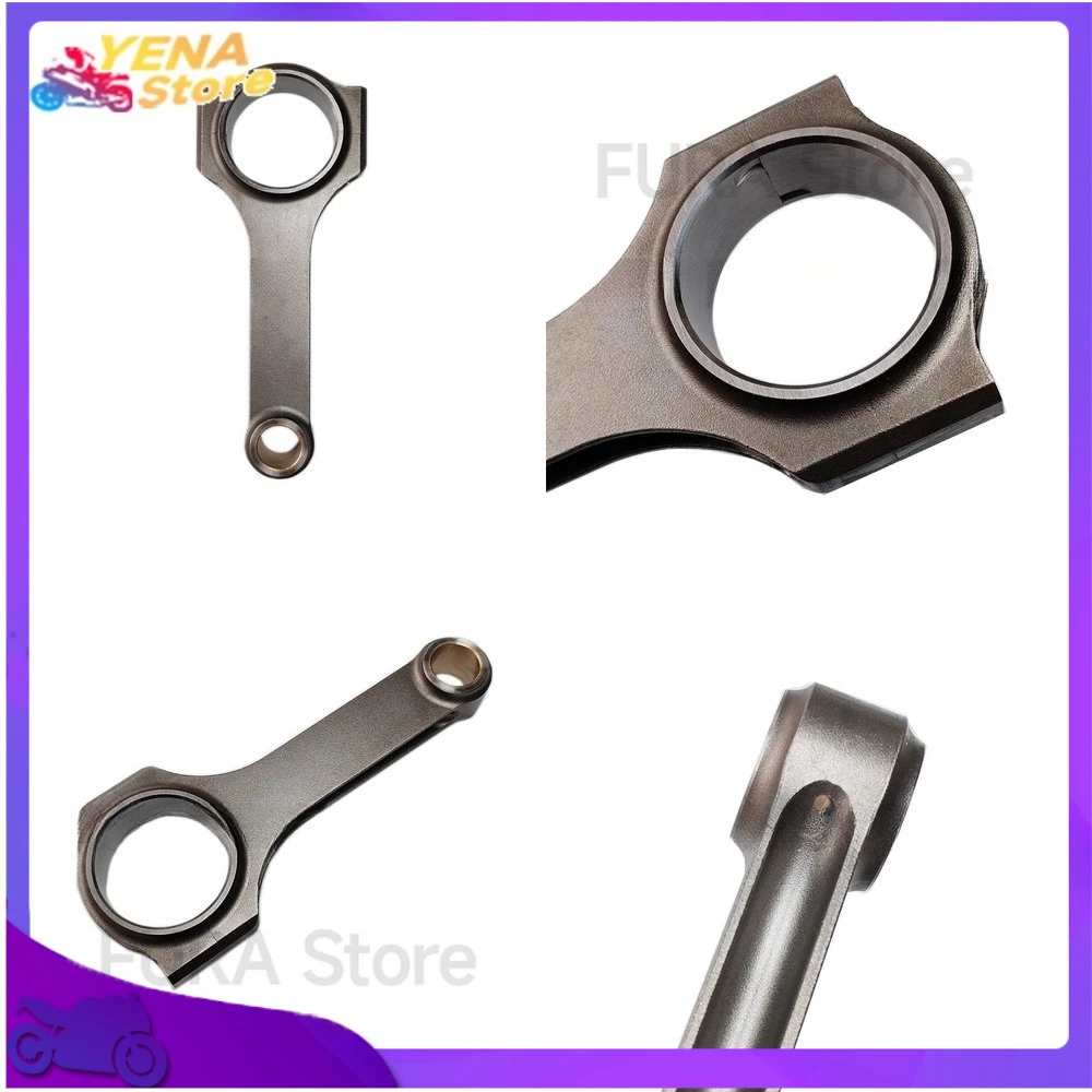 

Forged Connecting Rods H Beam 4340 Steel Applicable to Acura K24 Engine High Performance Forged Rods Racing Tuning