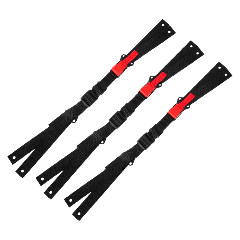 

3 PCS Straps Construction Safety Adjustable Chin Headwear Band Cycling Black Hard Hat