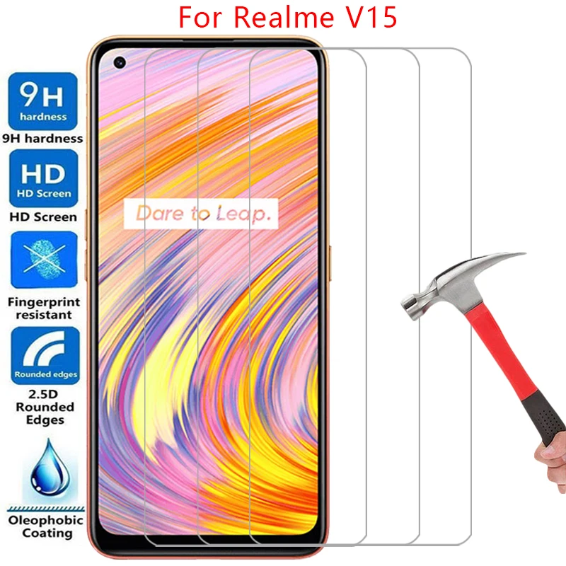 Защита для экрана для realme v15 5g, защитное закаленное стекло для realmev15 v 15 15 v, пленка для телефона, стекло 9h realmi relme real me reali