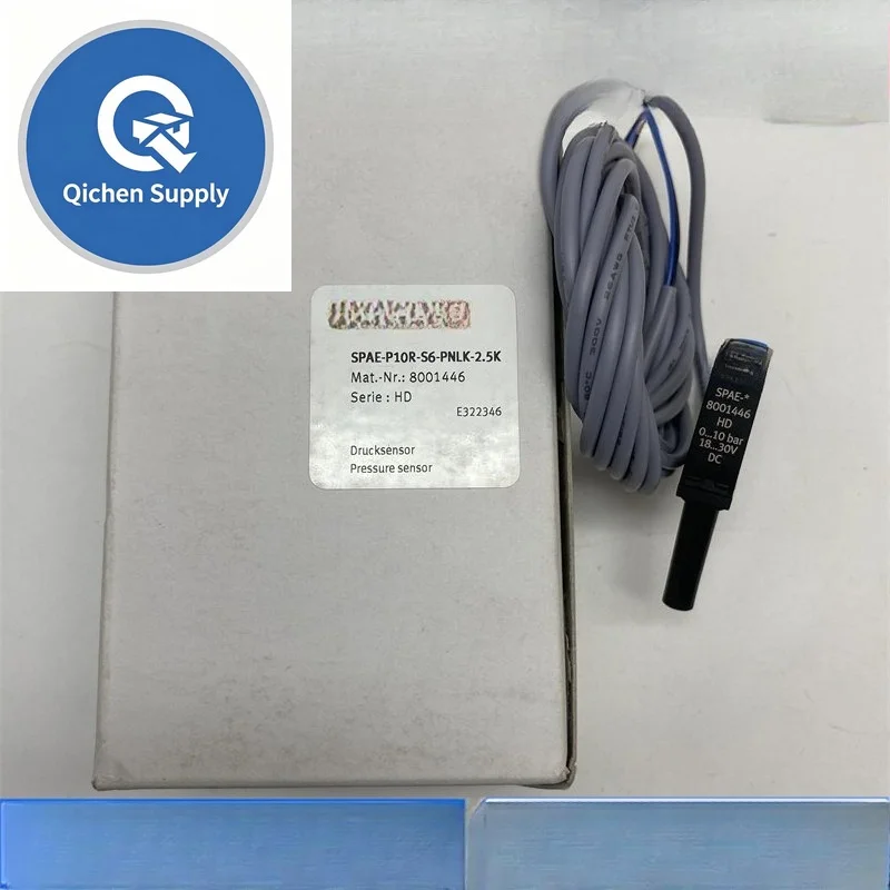 SPAE-V1R-Q4-PNLK-2.5K 8001443 Electronic Pressure Vacuum Sensor IO-Link 2.5m Cable Pneumatic Sensor