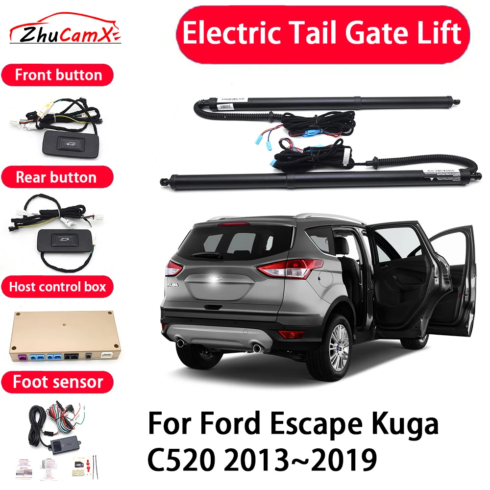 ZhuCamX Car Automatic Electric Tail Gate Lift Tailgate Assist System for Ford Escape Kuga C520 2013–2019