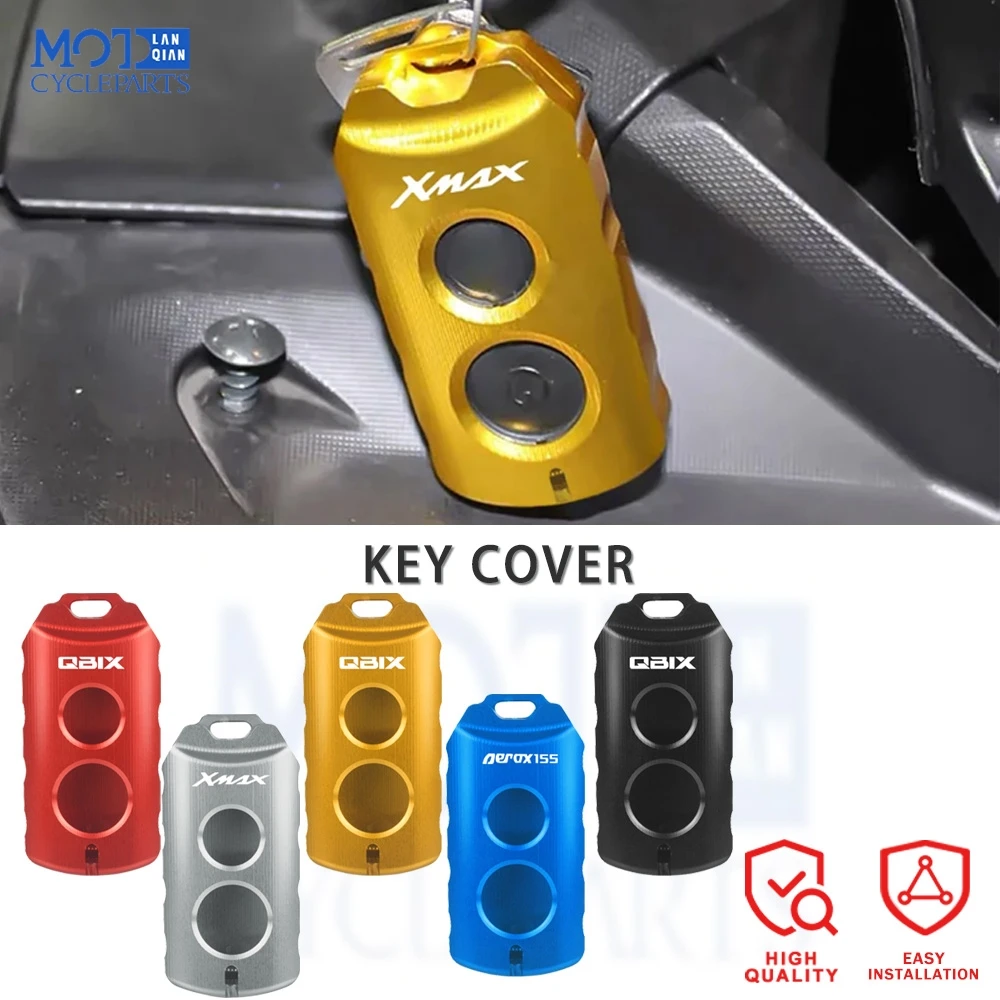 

Motorcycle Key Fob Case Remote Cover Dust Holder Key Protection For Yamaha XMAX 125/250/300/400 Aerox 155 QBIX 2015-2017-2020