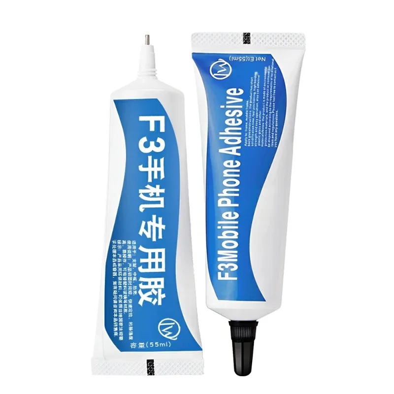 Clear Contact Phone Repair Adhesive Multipurpose Glue for DIY Glass Plastic Precision Applicator Included 55ML