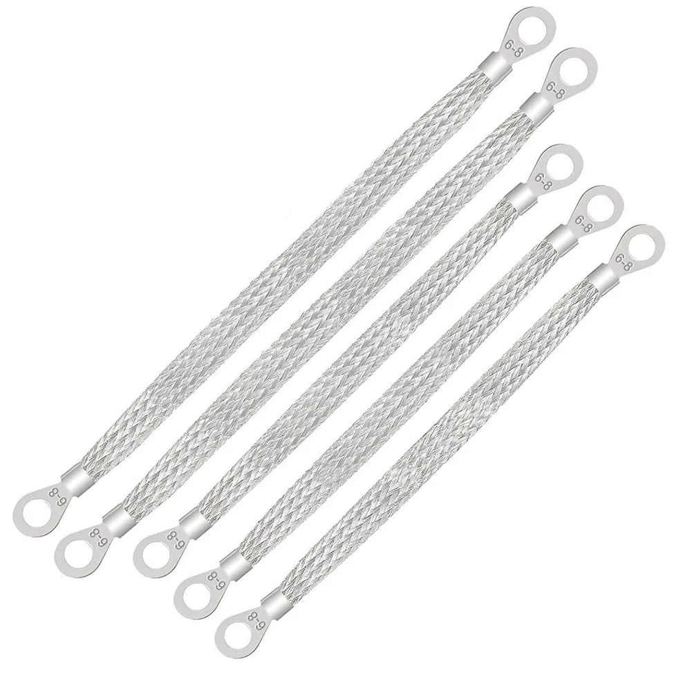 25.4cm/10inch Ground Strap Ground Strap 33cm/12.99 Inch 62A Current Silver Fitment Fitment 25.4cm/10inch Ground
