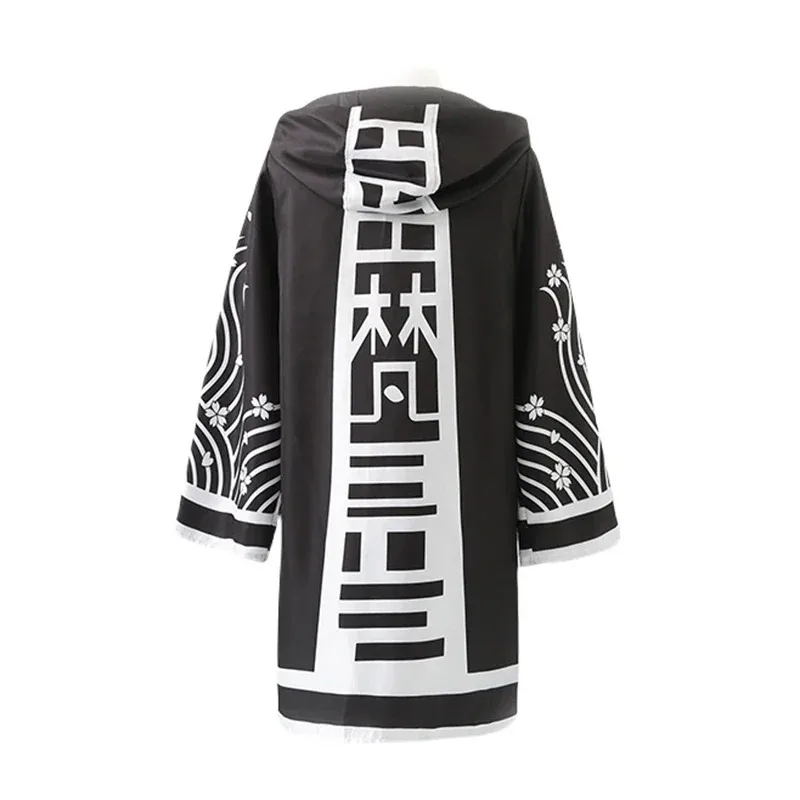 أزياء Senju التأثيرية أنيمي طوكيو المنتقمون Senju Kawaragu ملابس تنكرية شعر مستعار خندق عباءة موحدة أزياء الهالوين للرجال والنساء #5