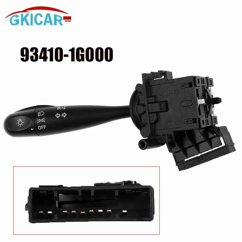 

93410-1G000 9 Pins Headlight Switch 934101G000 Turn Signal Switch 93410-1C200 For 2006-2011 Hyundai Kia Accent Rio