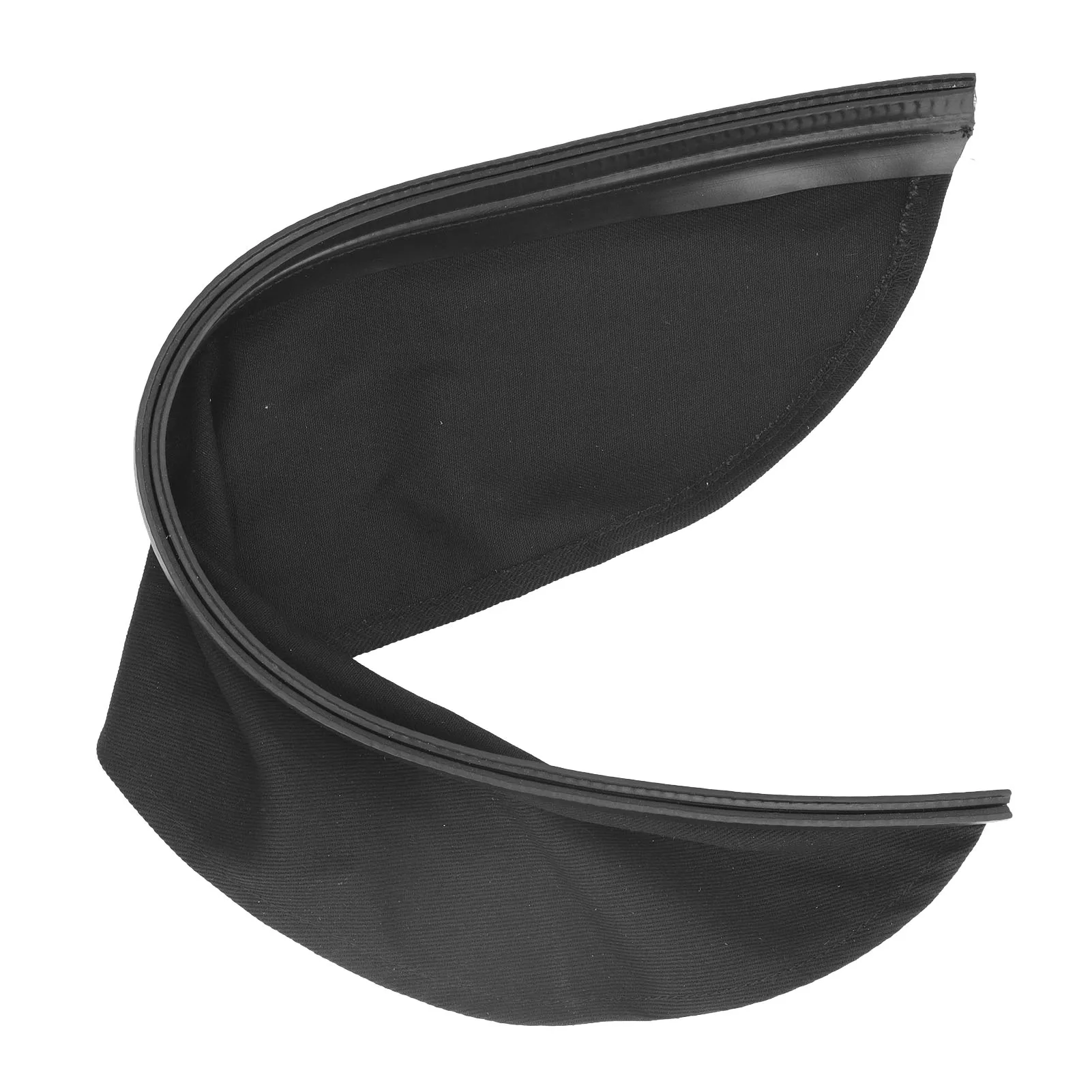 Helmet Bib Welding Bib Welding Helmet Bib Leather Cotton Flame Retardant Heat Resistant Wrap Around Helmet Bib for Most Helmets