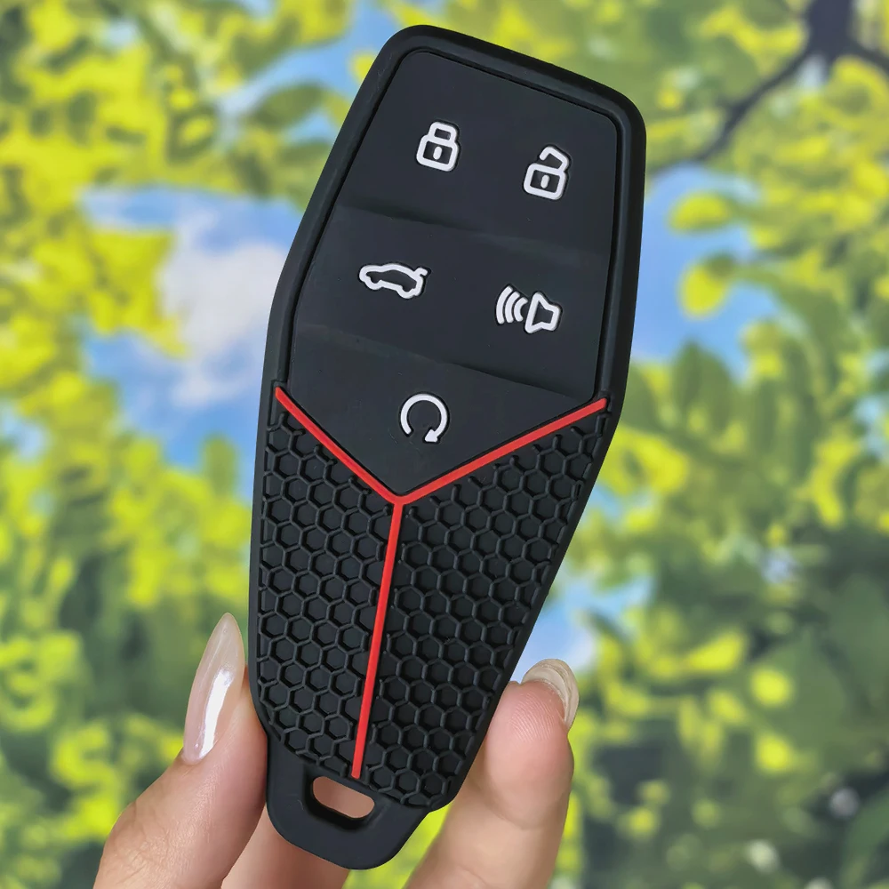 Sport Honeycomb Texture Silicone Key Fob Cover for MG ONE 2022‑2024 MG7 2023‑2024 Keyless Remote Protective Shell