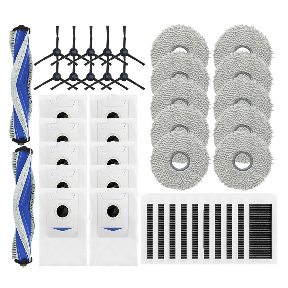 

BAAG-For ECOVACS DEEBOOT X5 OMNI / X5 PRO OMNI Roller Side Brush Filter Mop Cloth Dust Bag Robot Vacuums Accessory