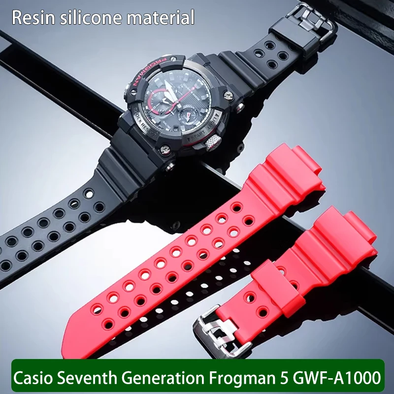 

For Casio G-SHOCK Seventh Generation Frogman 5623 Diving Watch GWF-A1000 Series Resin Silicone Sports Waterproof Watch Strap