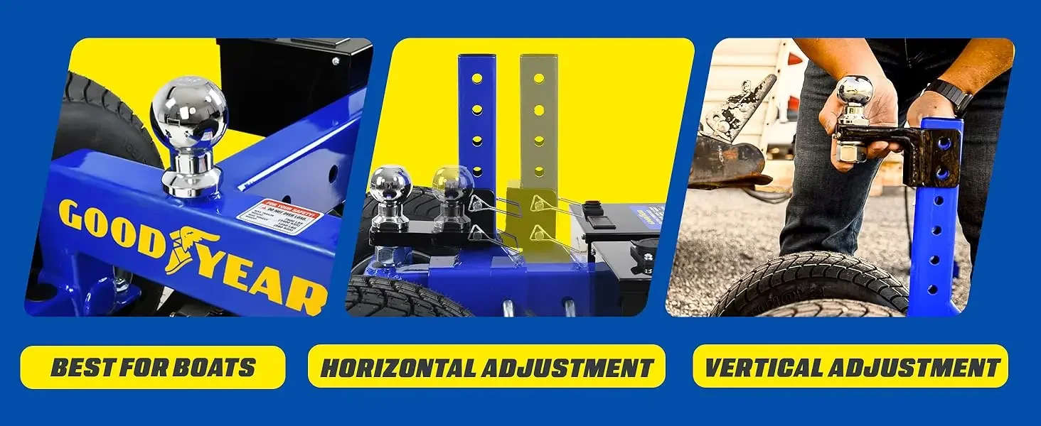 GUO121 B0D1GPS7QF 7500 lbs Electric Dolly
