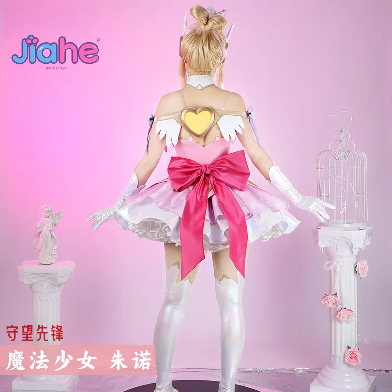 OVERWATCH2 Juno Cosplay Magical Girl OW Costume  Halloween Party Sweet Lolita Dress Gloves Socks Prop Wig New Women Juno Uniform