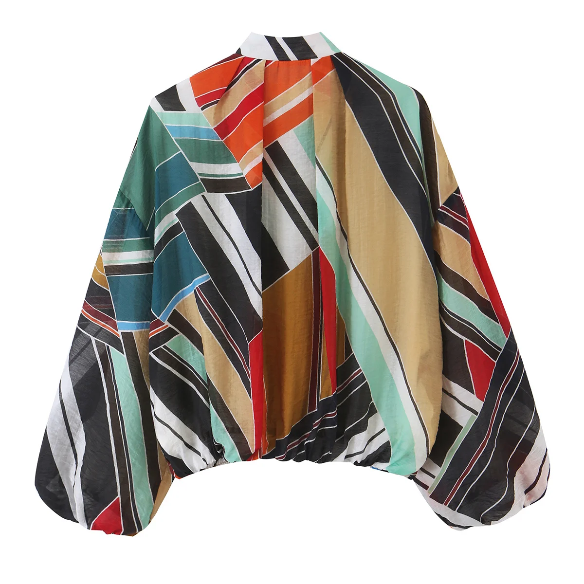 KONDALA Chic 2026 Herbst Damen Vintage-Print Anzüge Reißverschluss-Pilotenjacke + Asymmetrischer Langer Midi-Rock Modische Damen-Freizeitsets – Detail 4