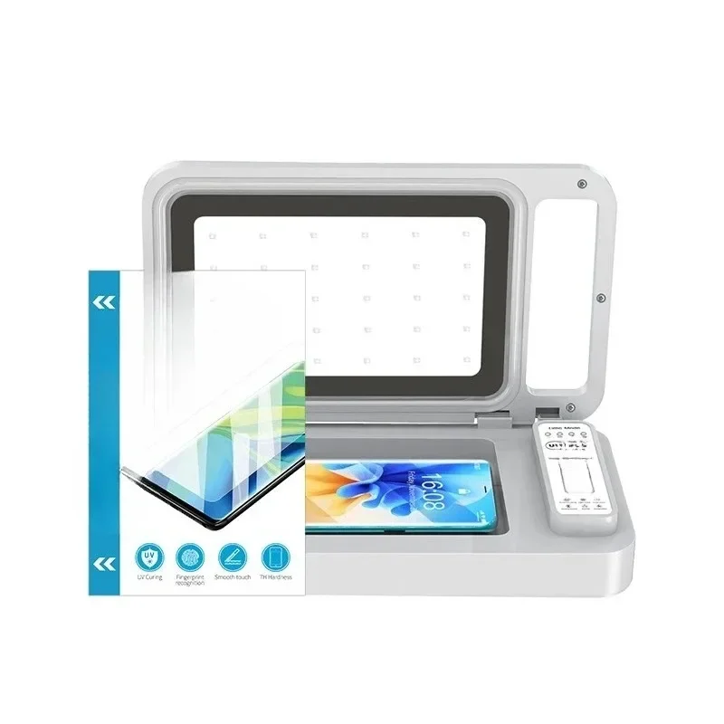 

Intelligent Vacuum UV Curing Machine for Curved Face Screen Mobile Phone Film High-Quality Adhesive Application