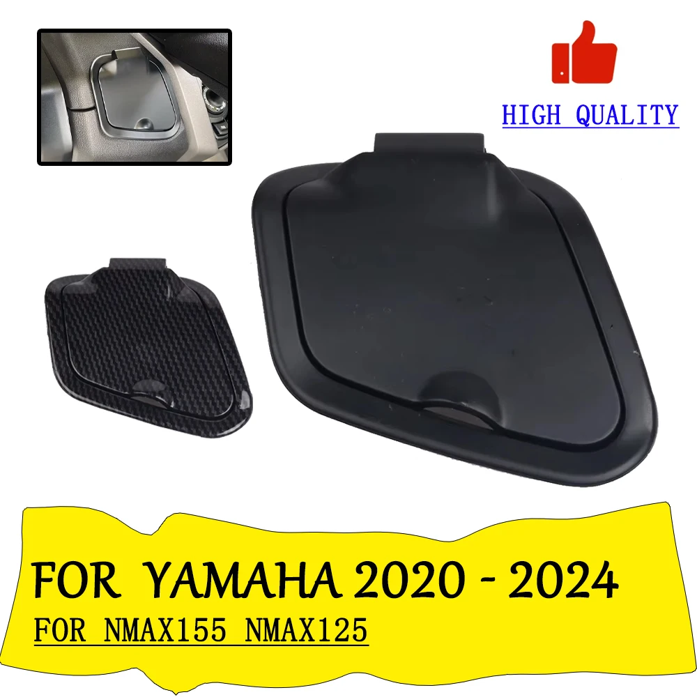 

Для Yamaha Nmax V2 N-MAX NMAX155 NMAX125 2020-2024 мотоциклетный ящик для инструментов, крышка для хранения, боковая карманная крышка, водонепроницаемое зарядное устройство