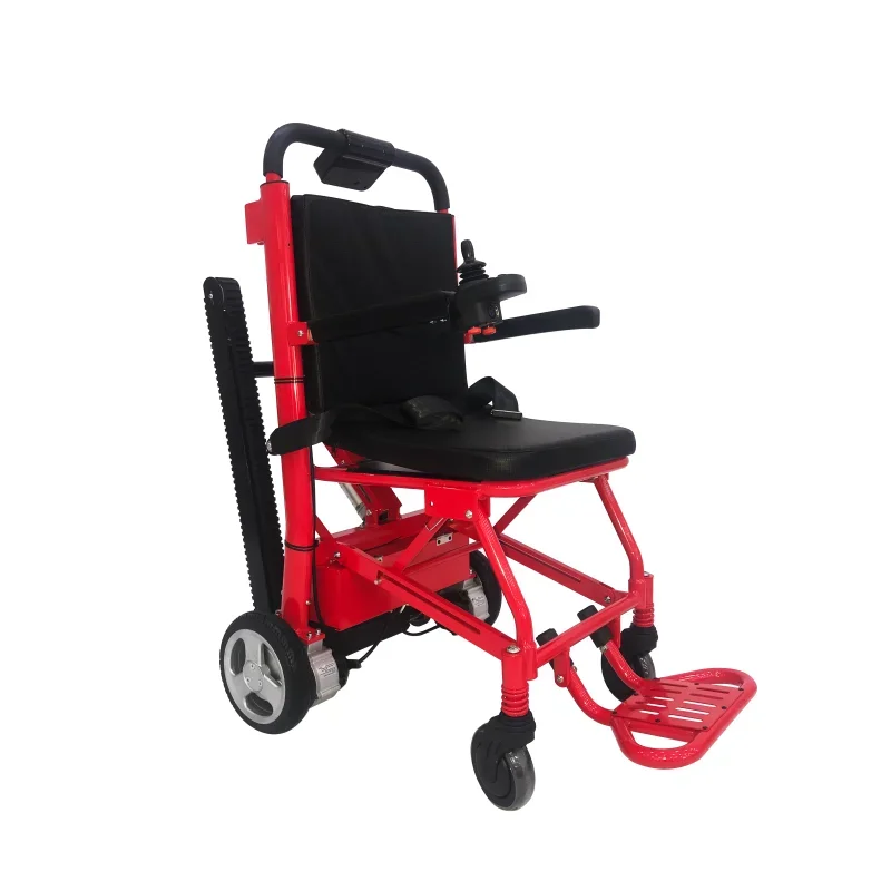 Thickened aluminum alloy electric stair climbing wheelchair