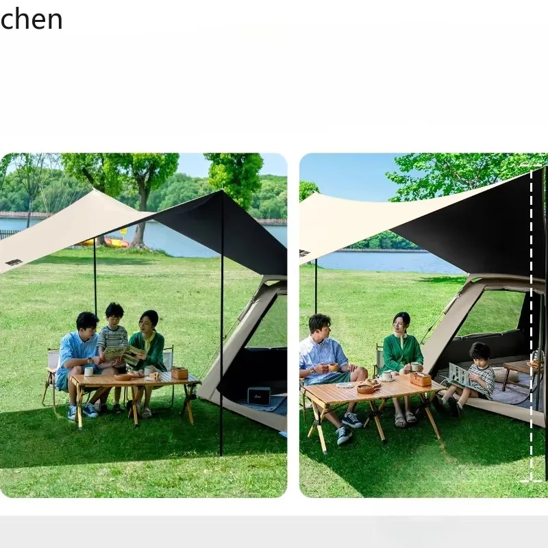 Tent Outdoor Camping Portable Folding Canopy Two-in-one Camping Full Set Of Equipmentl6