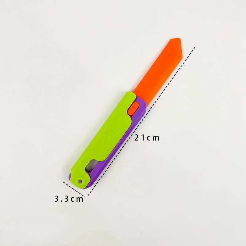 Promotion Discount 3D Decompression Fun Gravity Knife Anime Peripherals Model Props Cosplay Funny Gifts Collectible Outdoor Toys