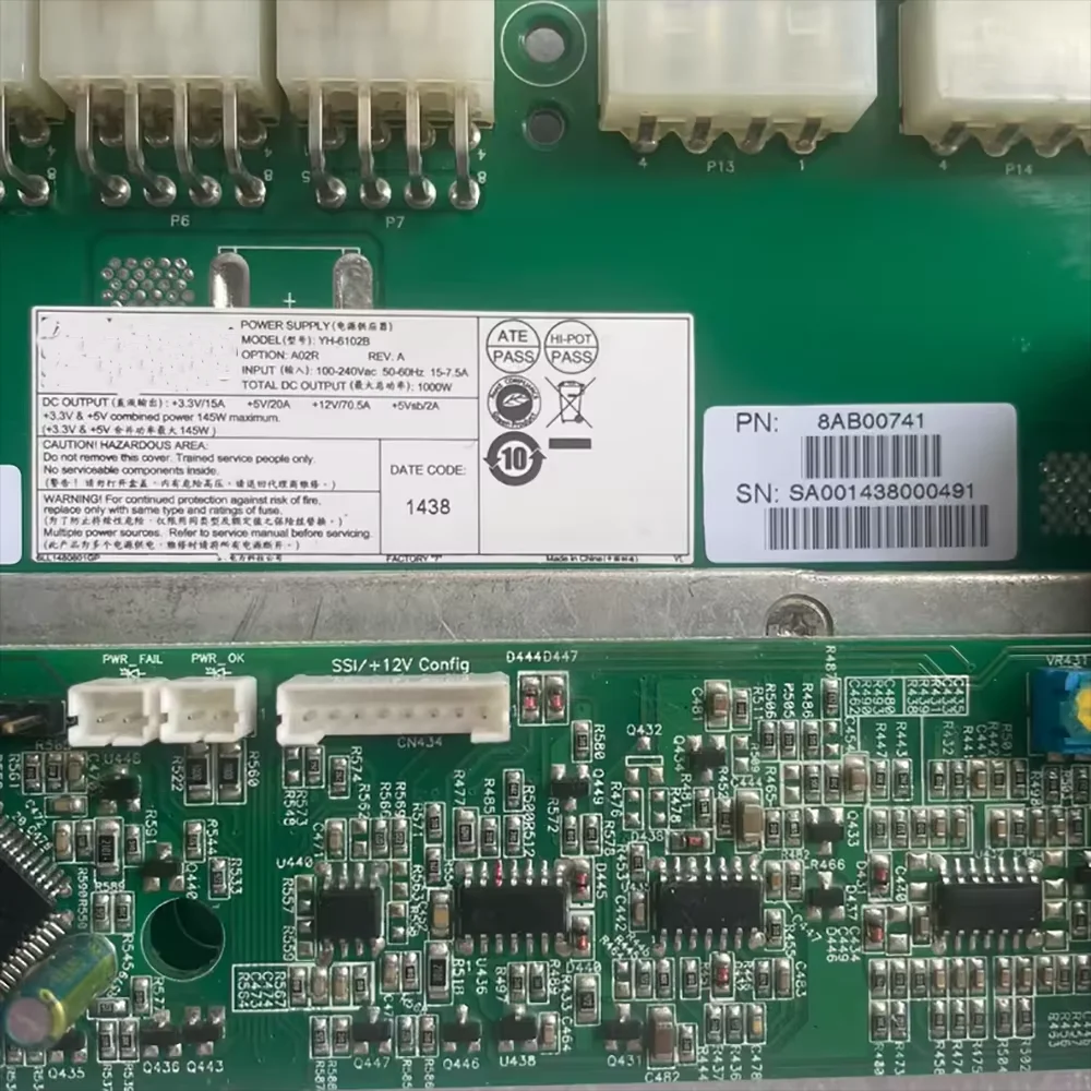 For A840R-G Server power backplane for 3Y YH-6102B