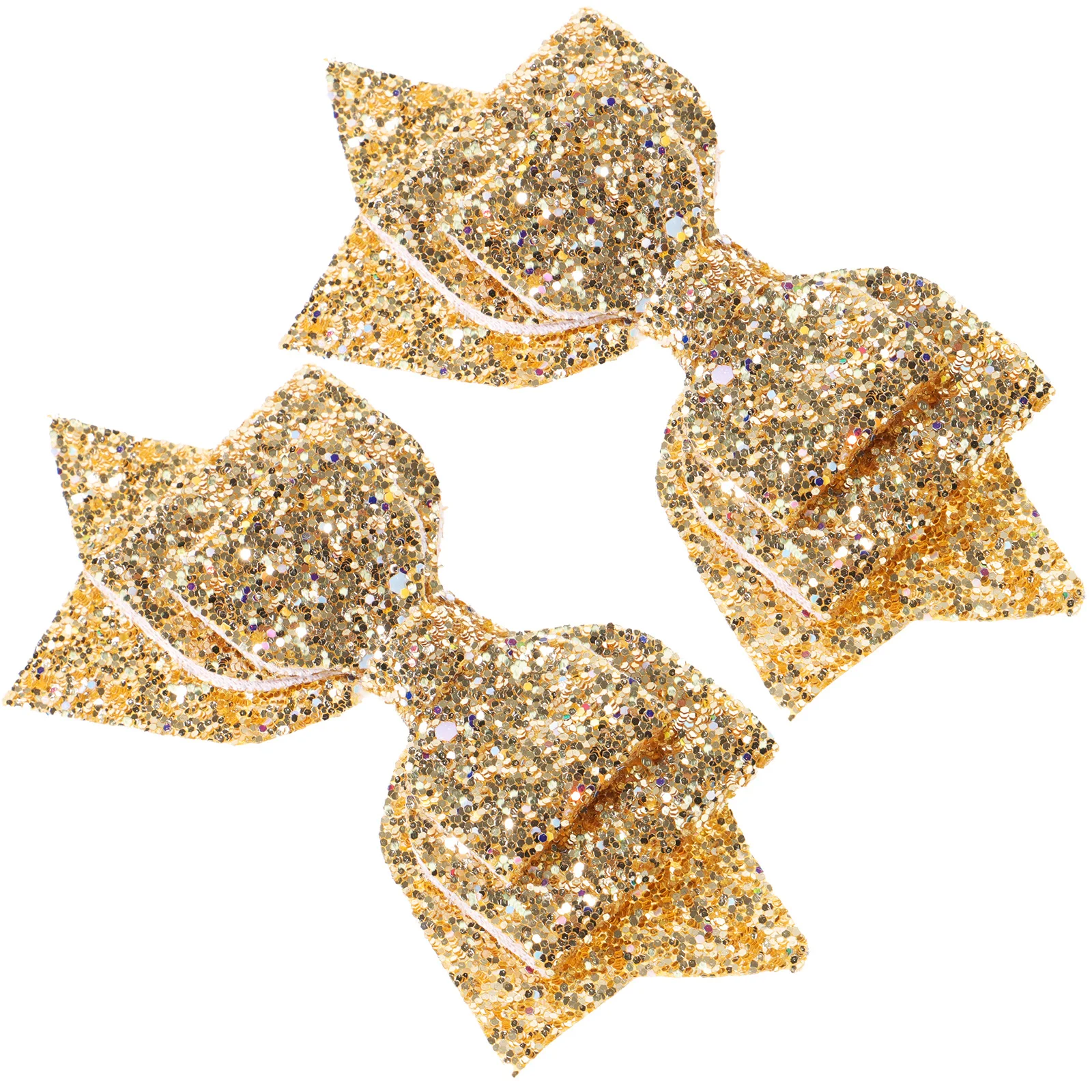 

2pcs Sequin Hair Bow Clips Glitter Bowknot Barrettes For Girls Women Hair Accessories Bright Color Bows For Party Wedding Prom